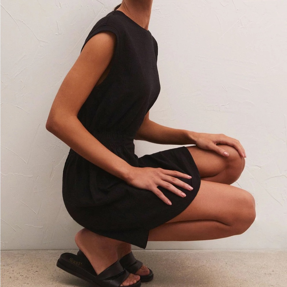 Z Supply Rowan Black Mini Dress
